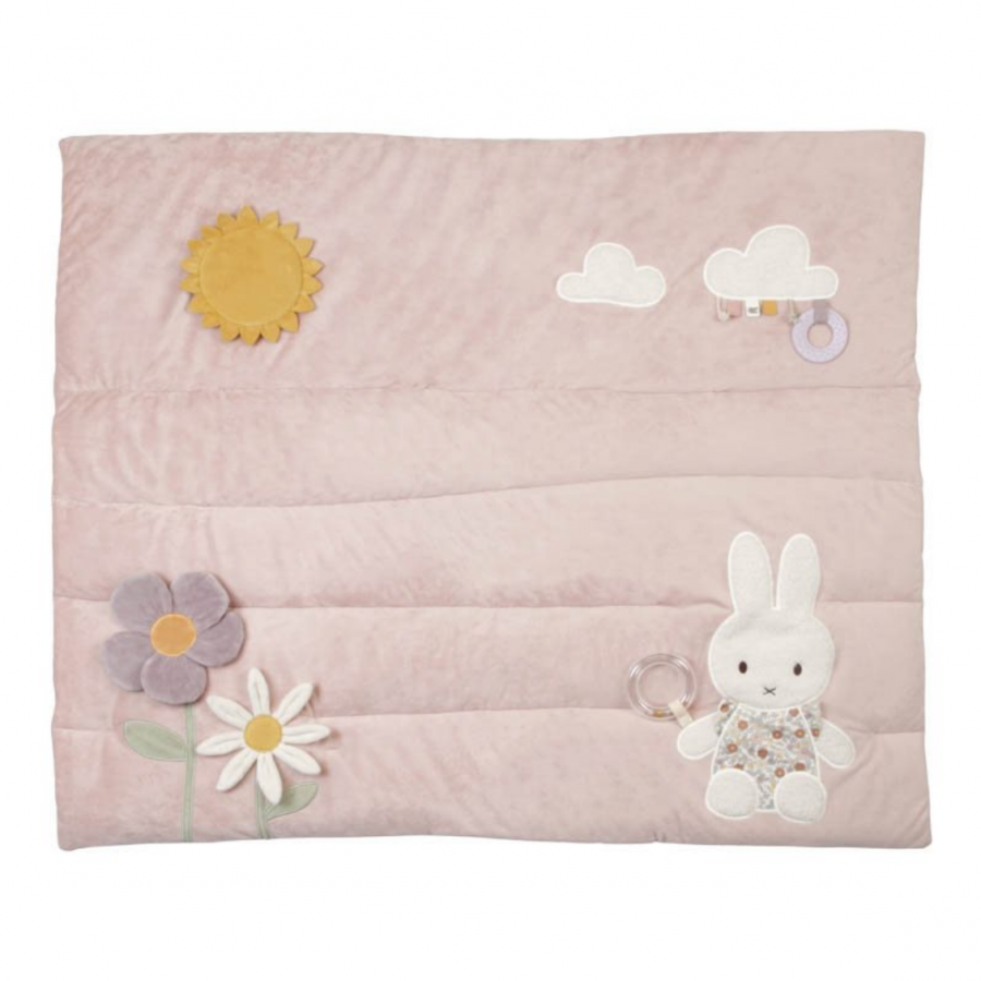 Tappetino palestrina tummy time morbido - Vintage Flowers