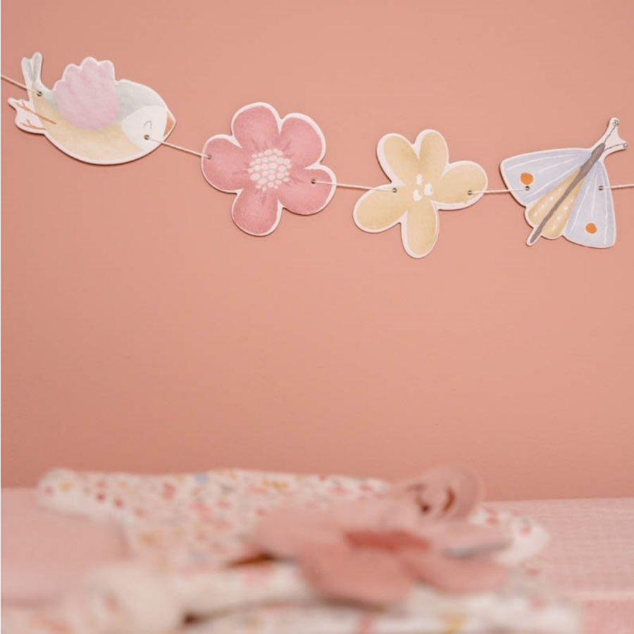 Ghirlanda decorativa Flowers & Butterflies 2