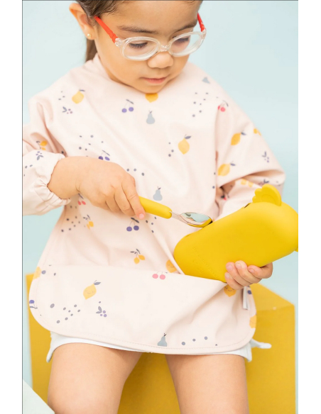 SET POSATE ZOE ILKOALA CON CUSTODIA IN SILICONE - MALVA