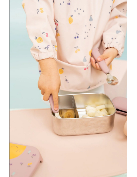 SET POSATE ZOE IL KOALA CON CUSTODIA IN SILICONE - SENAPE