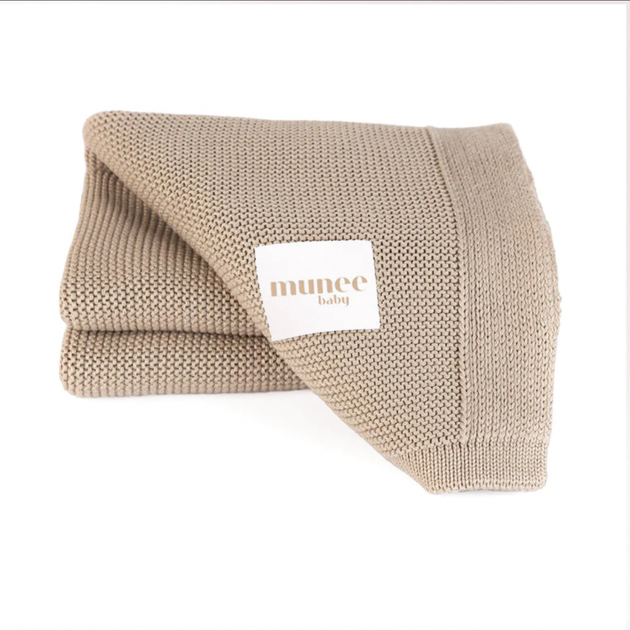 Luxury Bamboo - Coperta trama classica 80x100 cm - Beige