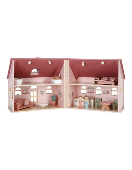 Casa delle Bambole portatile in legno