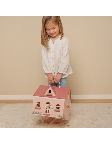 Casa delle Bambole portatile in legno