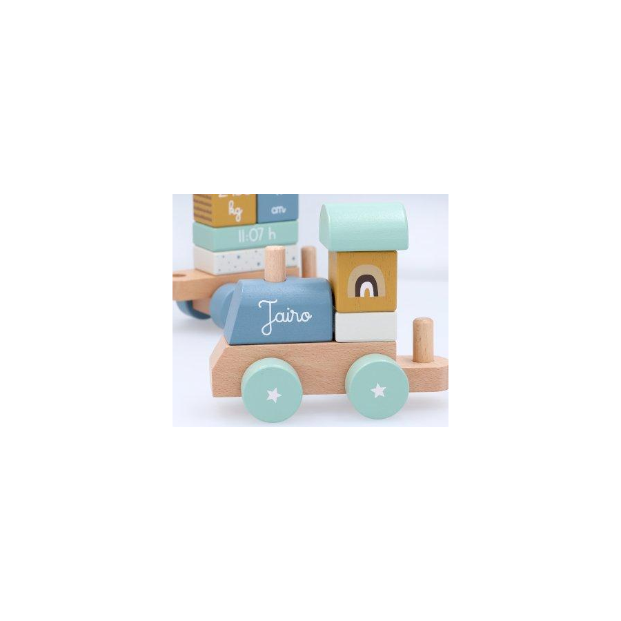 Trenino Legno Sunrise Personalizzabile 2