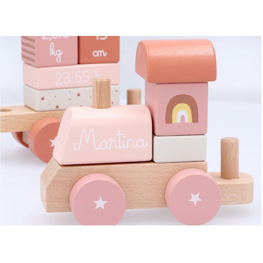 Trenino Legno Sunset Personalizzabile 2
