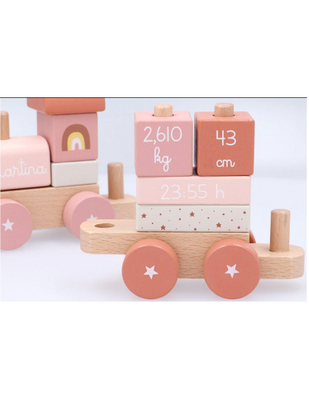 Trenino Legno Sunset Personalizzabile