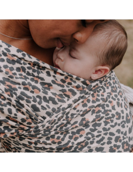 Fascia elastica portabebè Boba - Leopard