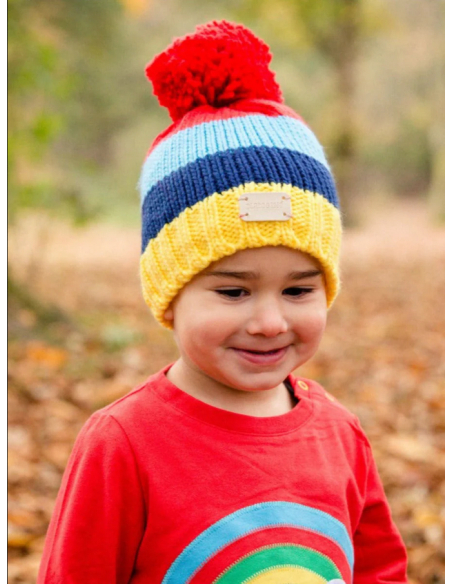 Cappello Inverale Giallo e Blu