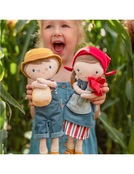 Bambola Jim il contadino olandese con Formaggio 35cm