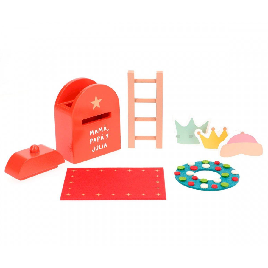 Buca Lettere e Accessori Porticina Magica Rossa