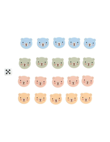 Gioco da Viaggio Tessuto Ludo Monnëka