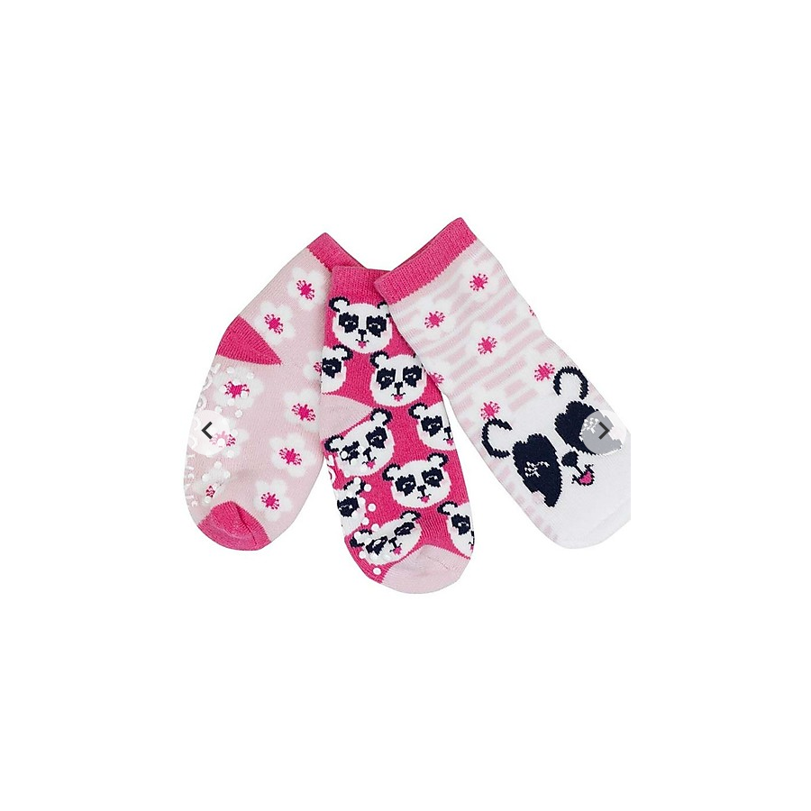 Calzini Antiscivolo Grip+Easy, pack da 3 - Panda 2
