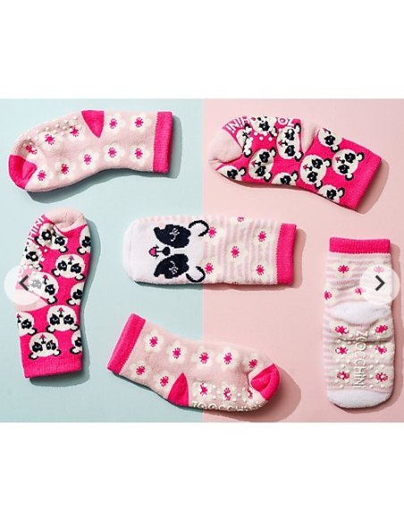 Calzini Antiscivolo Grip+Easy, pack da 3 - Panda Calzini Antiscivolo Grip+Easy, pack da 3 - Panda