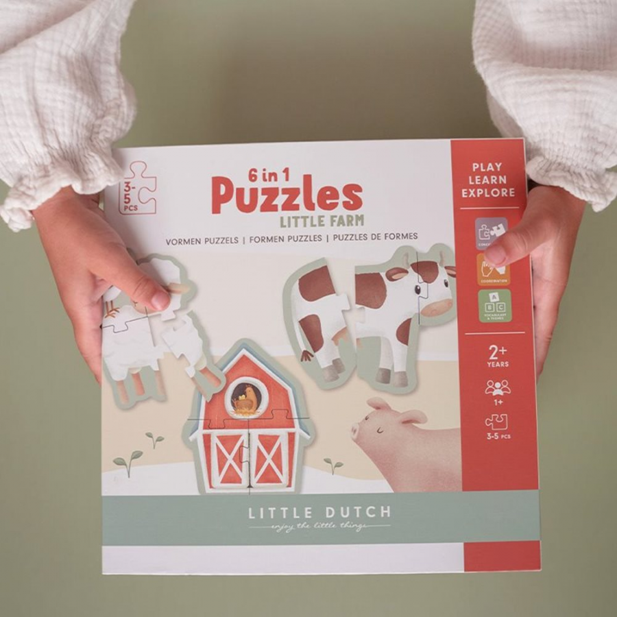 Puzzles 6 In 1 - Little Farm