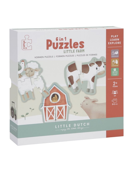 Puzzles 6 In 1 - Little Farm
