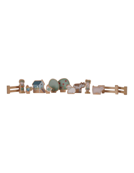Set trenino in legno – Little Farm