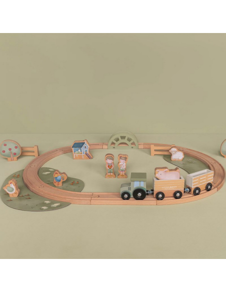 Set trenino in legno – Little Farm