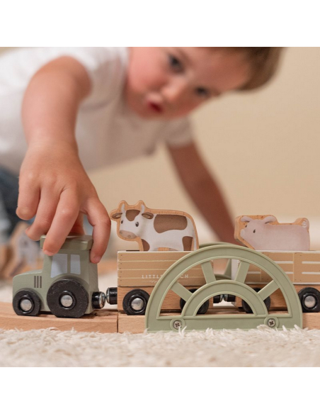 Set trenino in legno – Little Farm