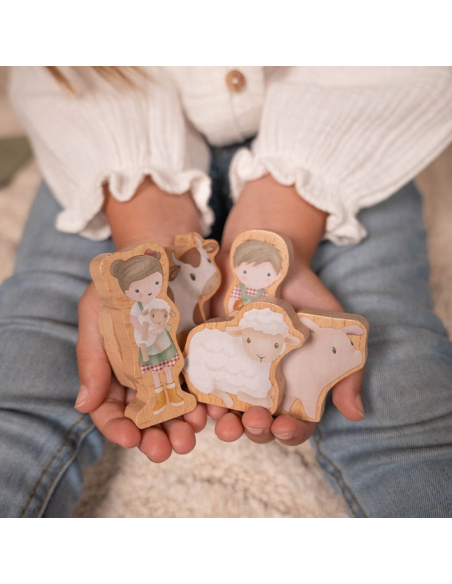 Set trenino in legno – Little Farm