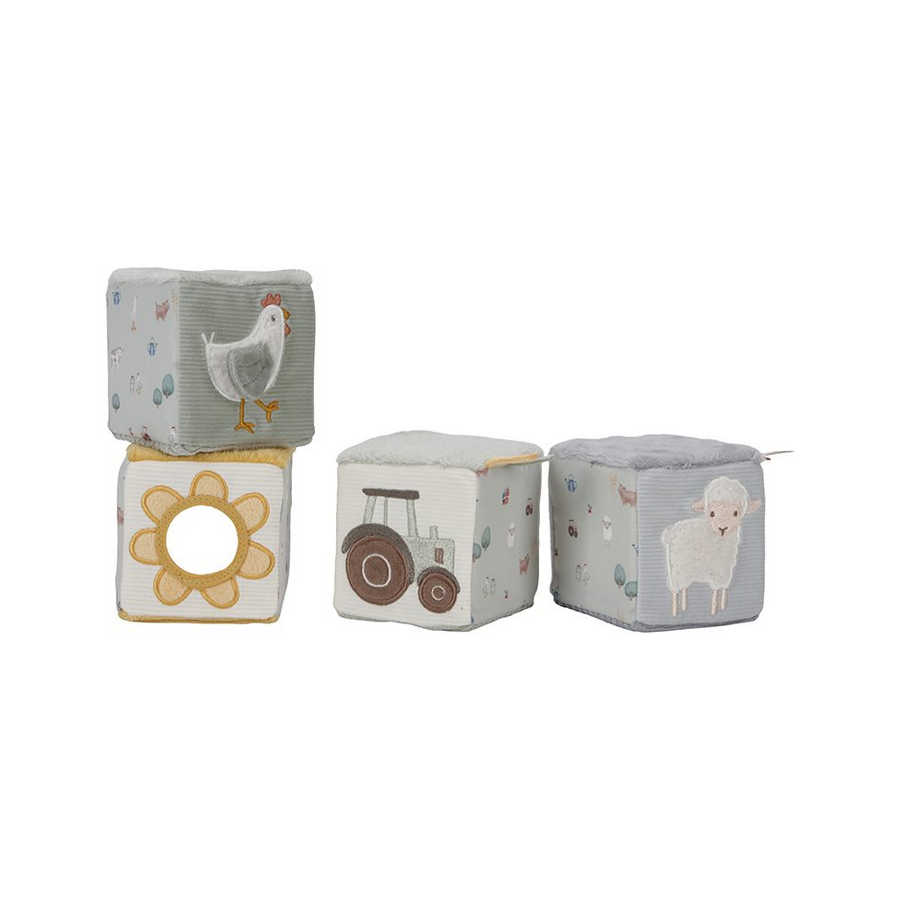 Set cubi moribidi e sensoriali - Little Farm