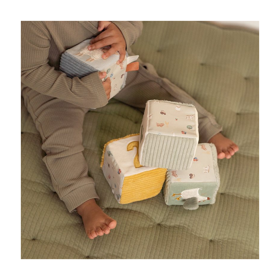 Set cubi moribidi e sensoriali - Little Farm 2