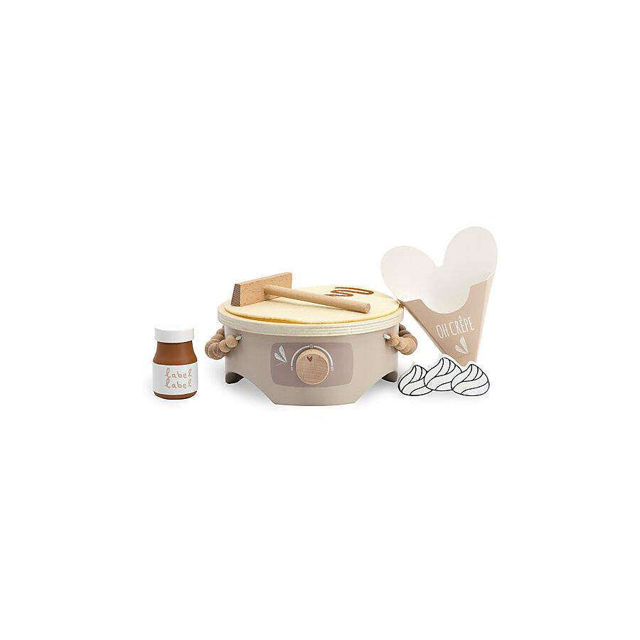 Set per Crepes in Legno - Beige