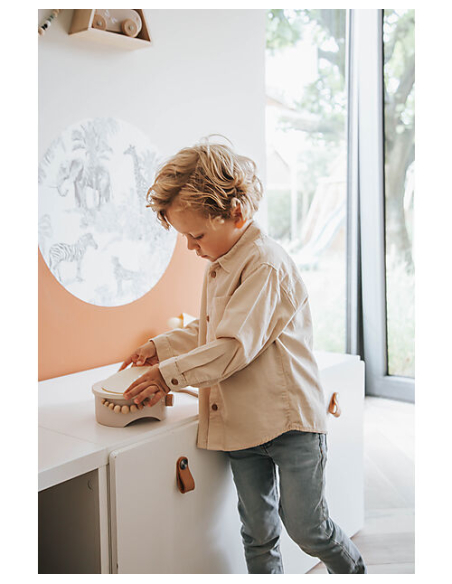 Set per Crepes in Legno - Beige