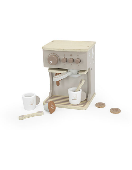 Macchina Da Caffè In Legno - Beige - Legno di Faggio Certificato FSC