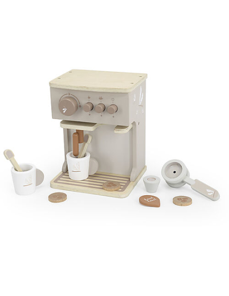 Macchina Da Caffè In Legno - Beige - Legno di Faggio Certificato FSC