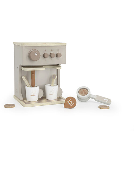 Macchina Da Caffè In Legno - Beige - Legno di Faggio Certificato FSC