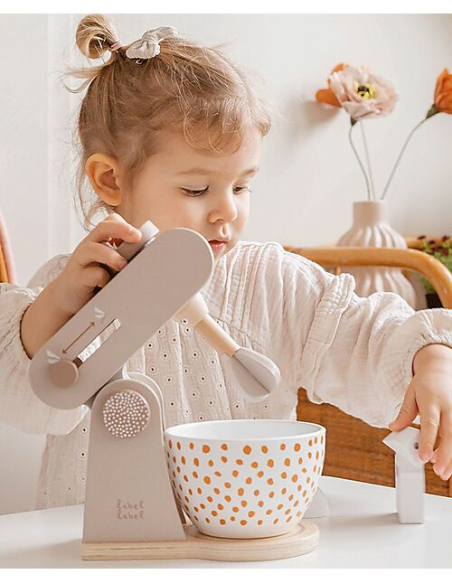 Planetaria Giocattolo In Legno - Beige - Legno di Faggio Certificato FSC