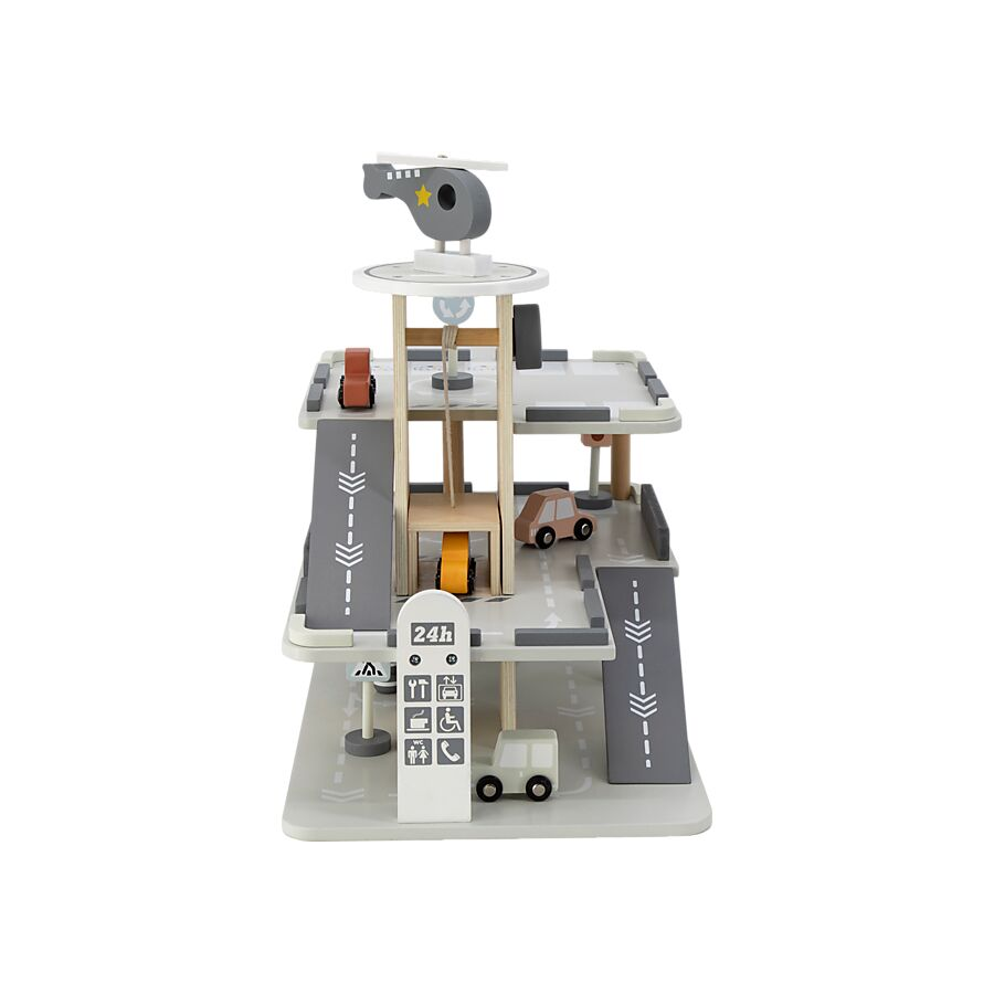 Parcheggio Giocattolo In Legno 2