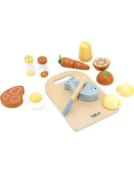 Tagliere in Legno con Pietanze