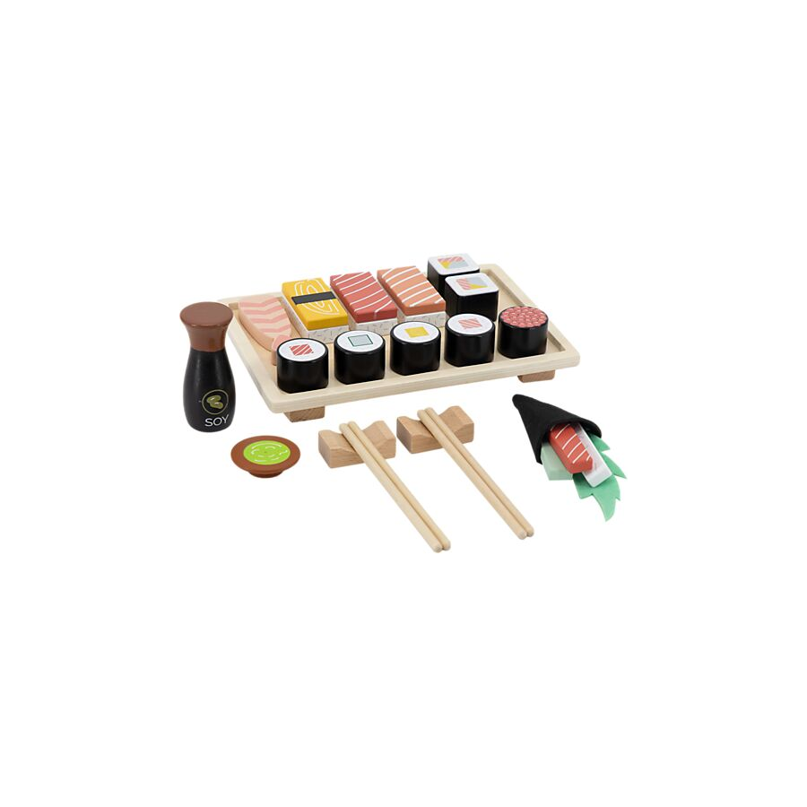 Set Sushi in Legno - 23 Pezzi