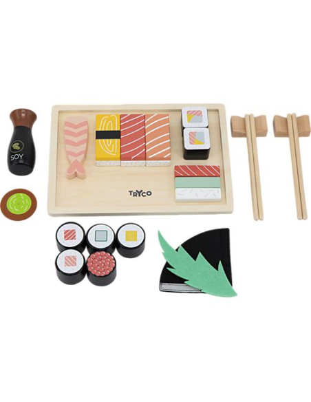 Set Sushi in Legno - 23 Pezzi Set Sushi in Legno - 23 Pezzi