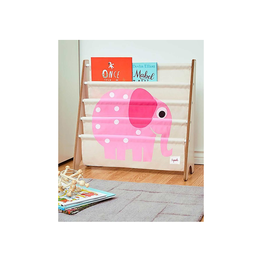 Libreria Frontale Montessoriana per Bambini - Elefante Rosa 2