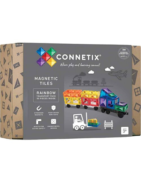 Connetix - 50 Pezzi - Camion - Arcobaleno