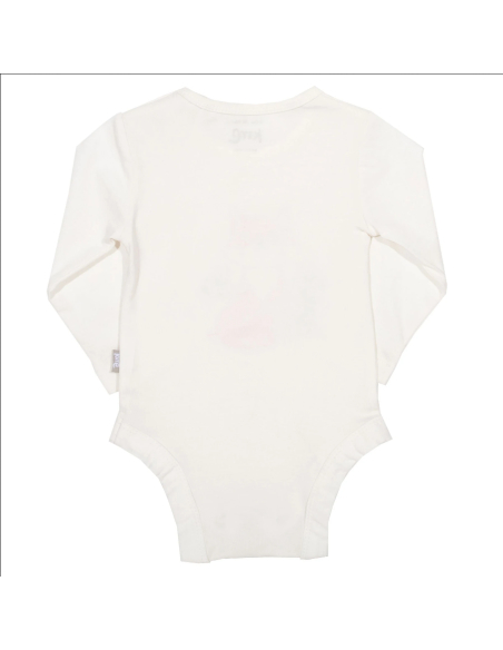 Salopette in maglina safari + body manica lunga fox Salopette in maglina safari + body manica lunga fox