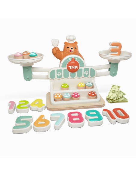 Yummy Bear 123 Scale - Gioco di ruolo - Apprendimento della matematica