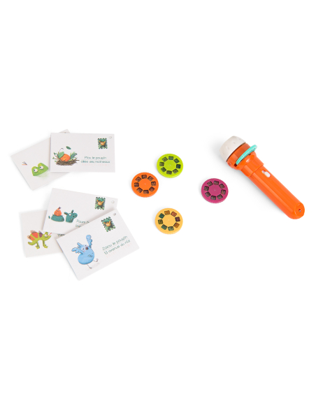 Cofanetto con lampada proiettore storie della buona notte - Dans la jungle