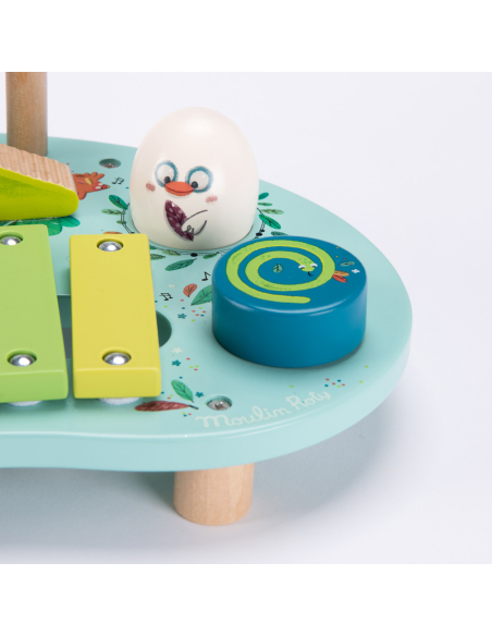 Tavolo Multi Attività Musicale In Legno - Giungla