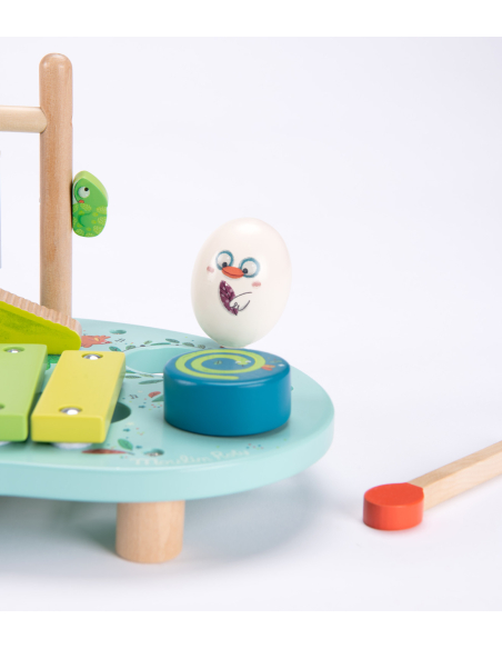 Tavolo Multi Attività Musicale In Legno - Giungla