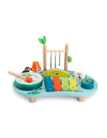 Tavolo Multi Attività Musicale In Legno - Giungla