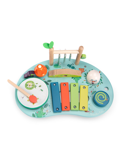 Tavolo Multi Attività Musicale In Legno - Giungla