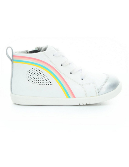 I Walk - Alley- Oop White + Silver + Rainbow