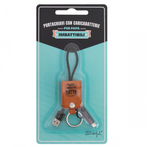 Portachiavi con caricabatterie per il cellulare - Papà riesce in tutto