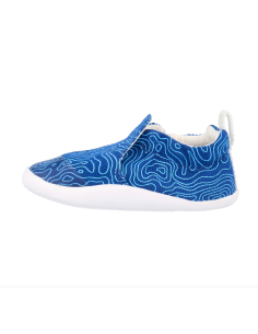 Scarpa primi passi Xplorer Scamp Organic - Snorkel blue topographic 2