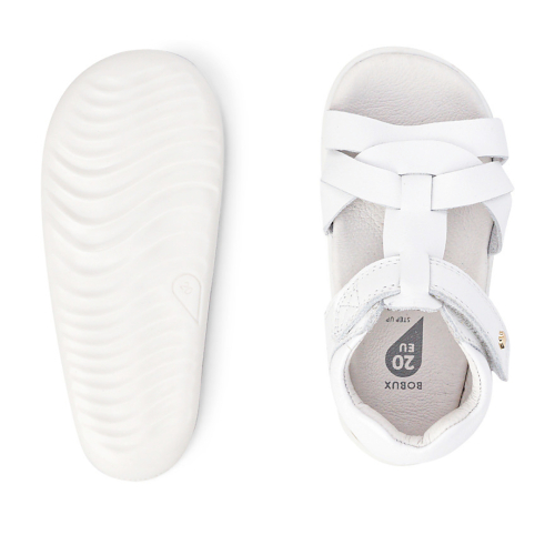 Step up sandalo aperto bianco - Bobux - scarpe per i primi passi Step up sandalo aperto bianco - Bobux - scarpe per i primi passi