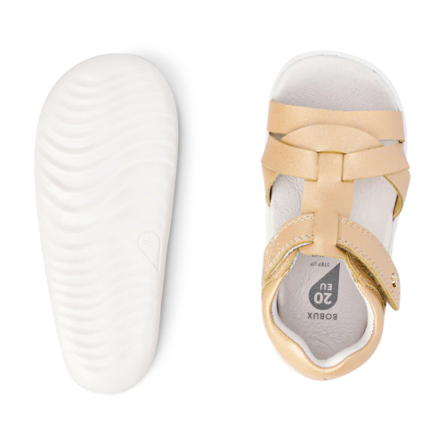 Step up sandalo aperto Cove oro - Bobux - scarpe per i primi passi Step up sandalo aperto Cove oro - Bobux - scarpe per i primi passi