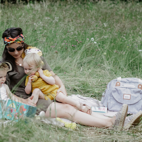 Borsa Cambio Geneva II - Tiny Clouds - Con Pochette e Borsa Termica!